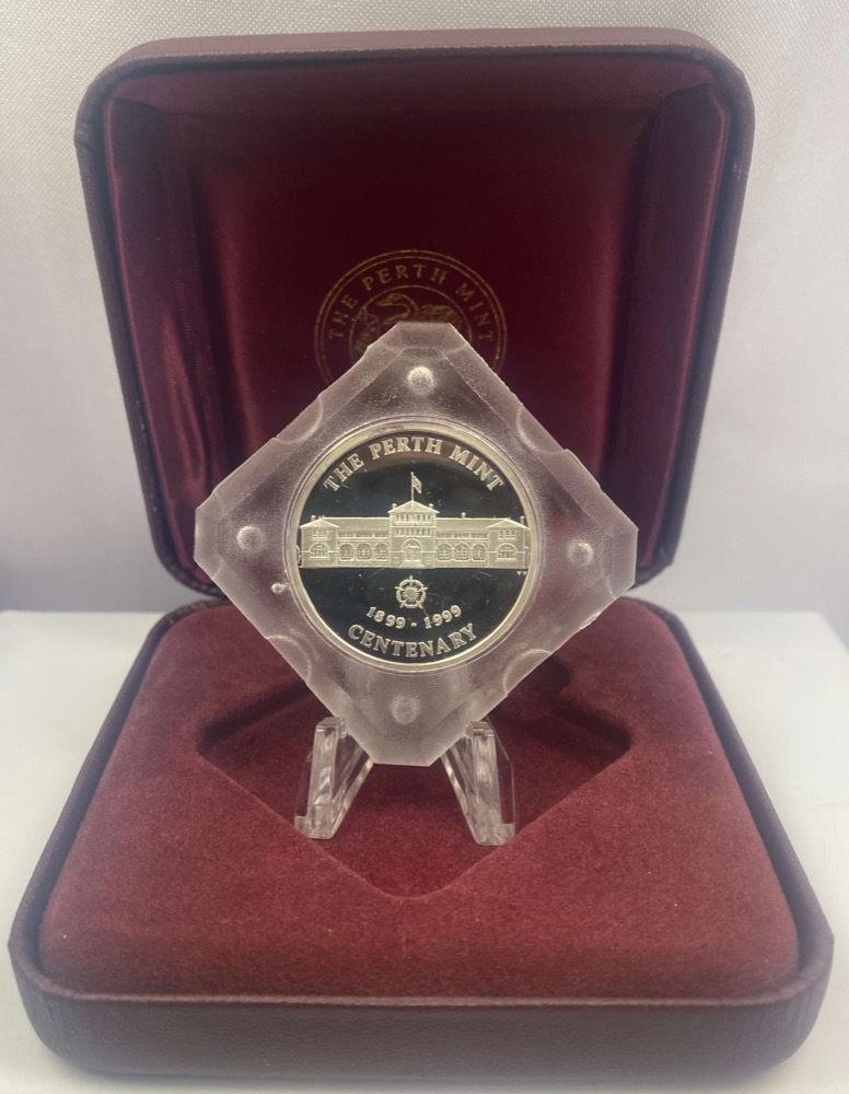 1999 Silver Medallion Perth Mint Centenary - Transport Council Meeting product image