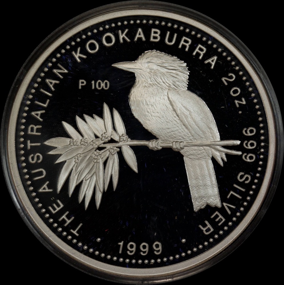 1999 Silver 2oz Proof Coin Kookaburra Australian Transport Council product image