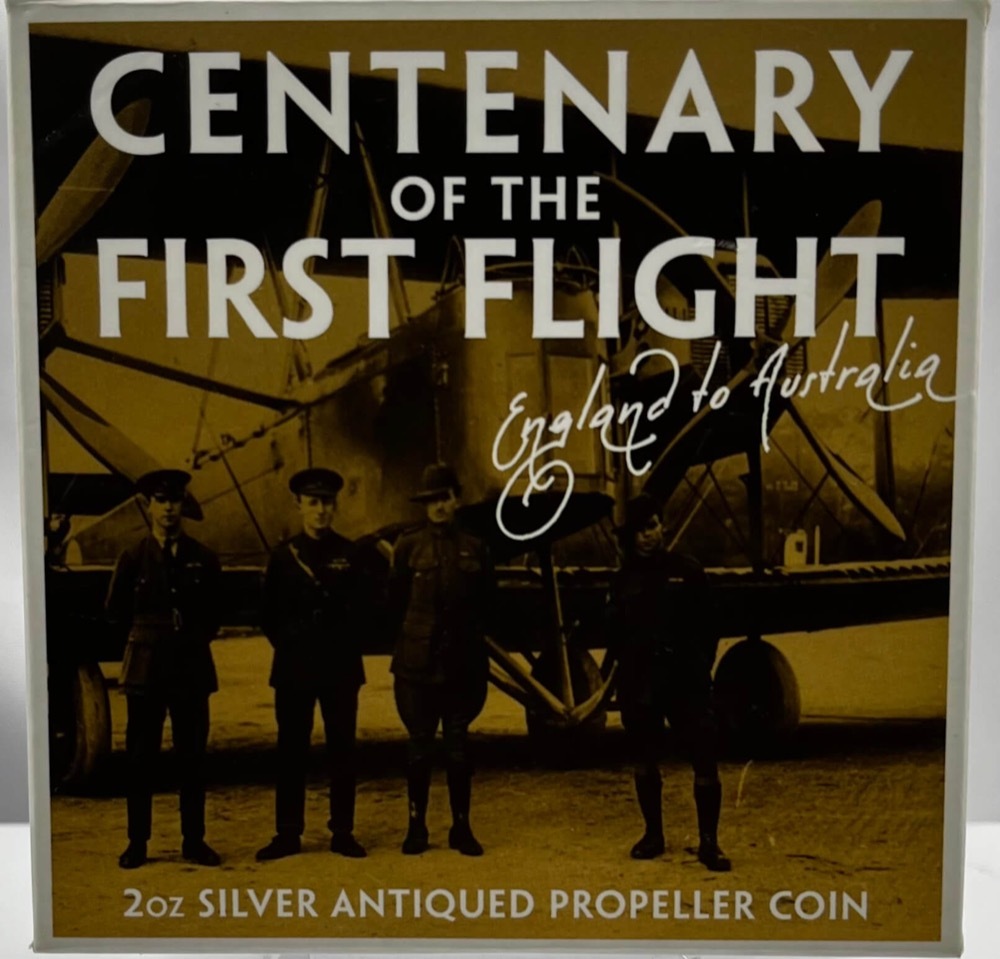 2019 Silver 2oz Proof  Coin Centenary of the 1st Flight product image