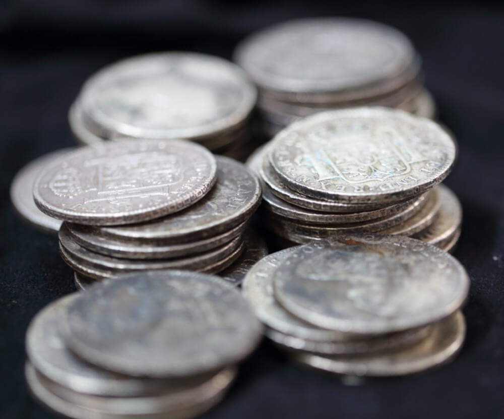 Hoard of 39 * Silver Spanish American 8 Reales Recovered from the Rapid Shipwreck (Sunk 1811) product image