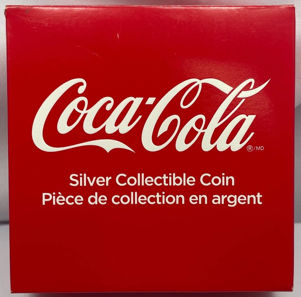 Fiji 2018 Silver 1 Dollar Proof  Coca Cola Bottle Cap product image