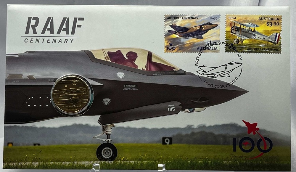 2021 1 Dollar PNC Royal Australian Air Force Centenary product image