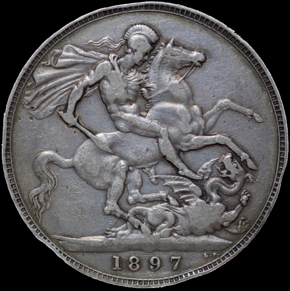 1897 Silver Crown Victoria S#3937 about VF product image