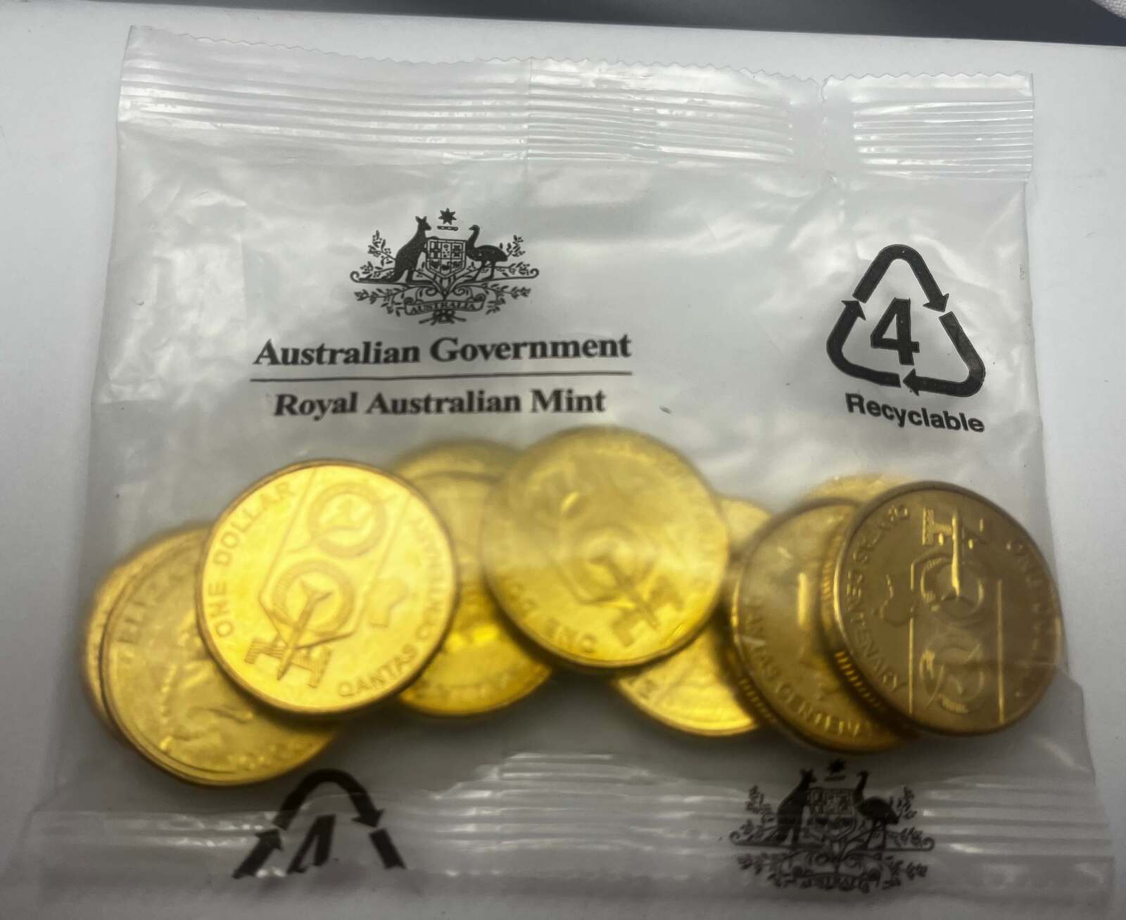 2020 1 Dollar Mint Bag of 10 Coins Qantas product image