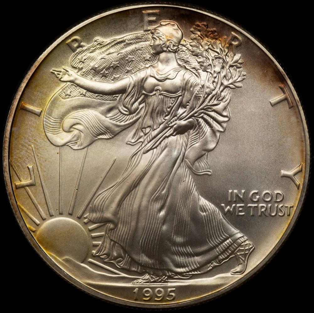United States 1995 Silver 1oz Bullion Coin Eagle product image