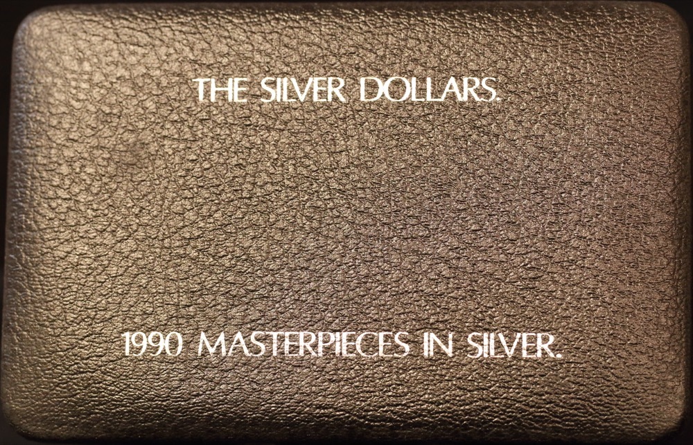 1990 Masterpieces in Silver Proof Coin Set - Damaged Packaging product image