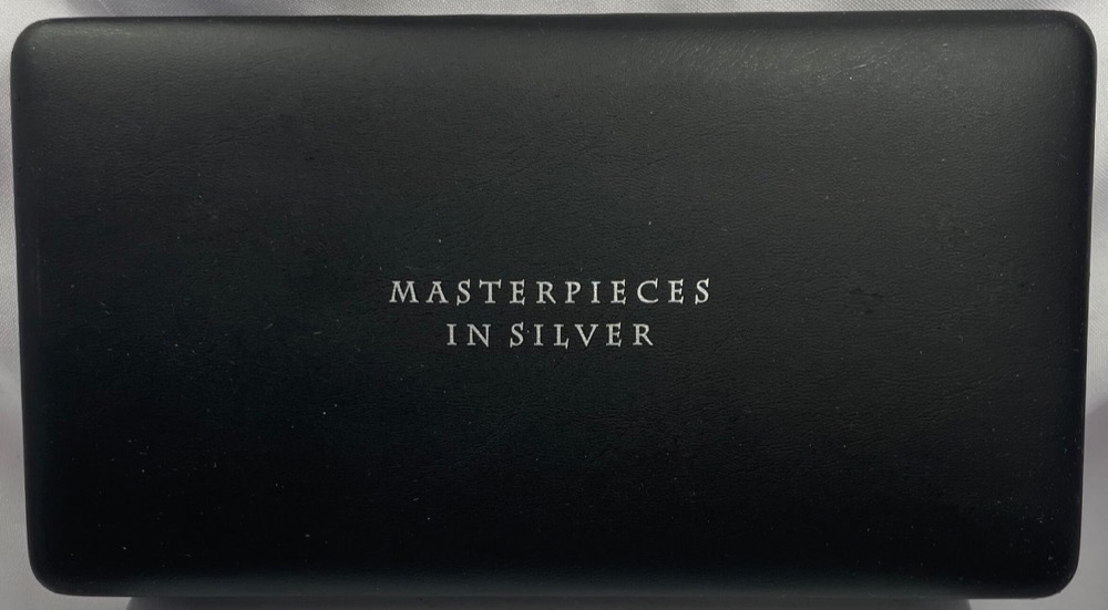 1997 Masterpieces in Silver Proof Coin Set Damaged Box product image
