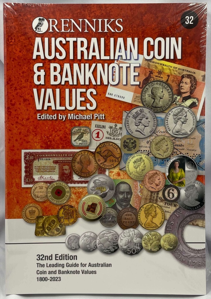 Renniks Australian Coin & Banknote Values 32nd Edition Book Soft Cover product image