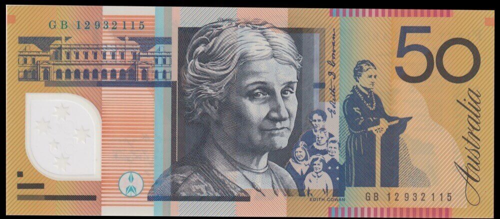 2012 $50 Note Stevens/Parkinson GB12 Last Prefix R522aL Uncirculated product image