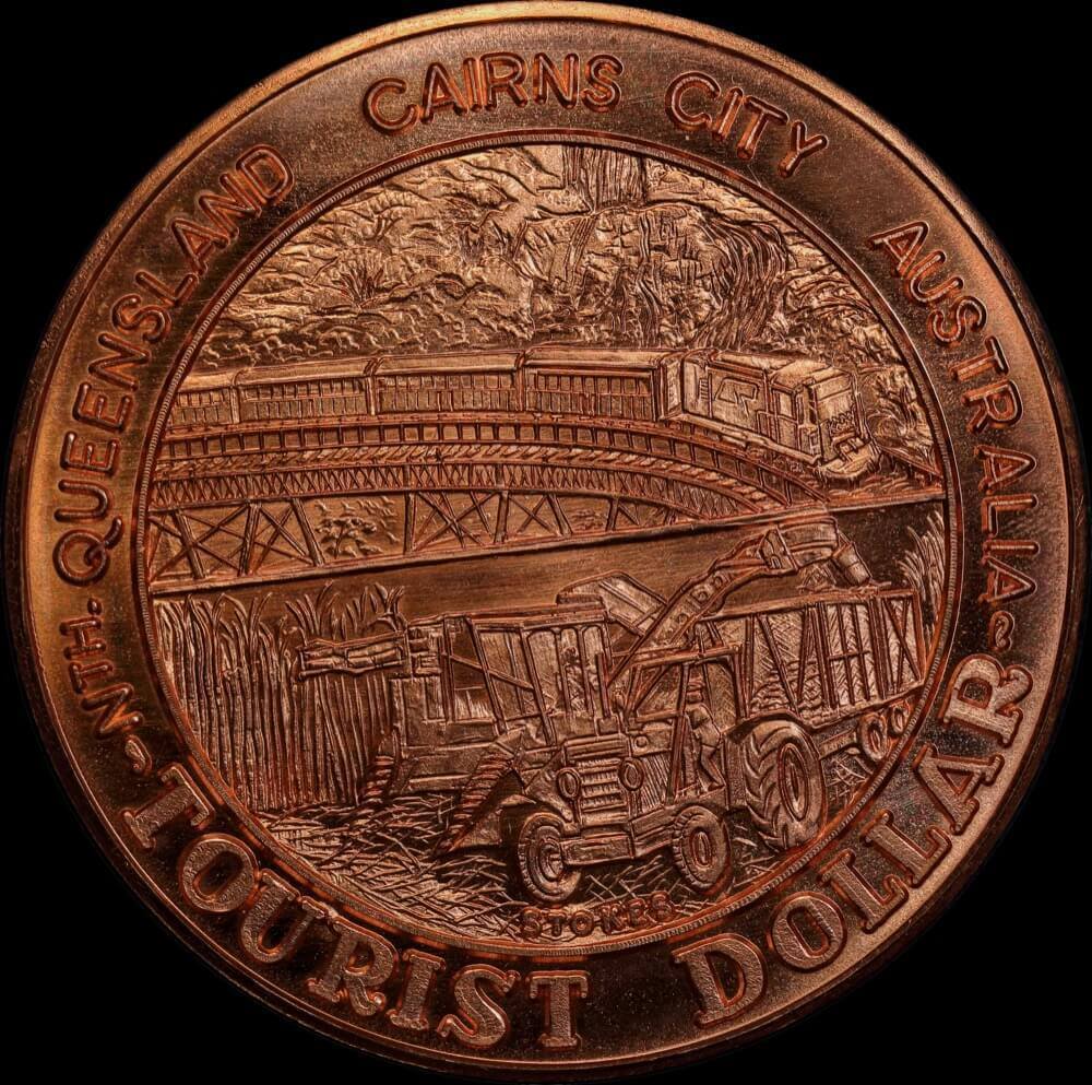 1982 Bronze Tourist Dollar Cairns City Uncirculated product image