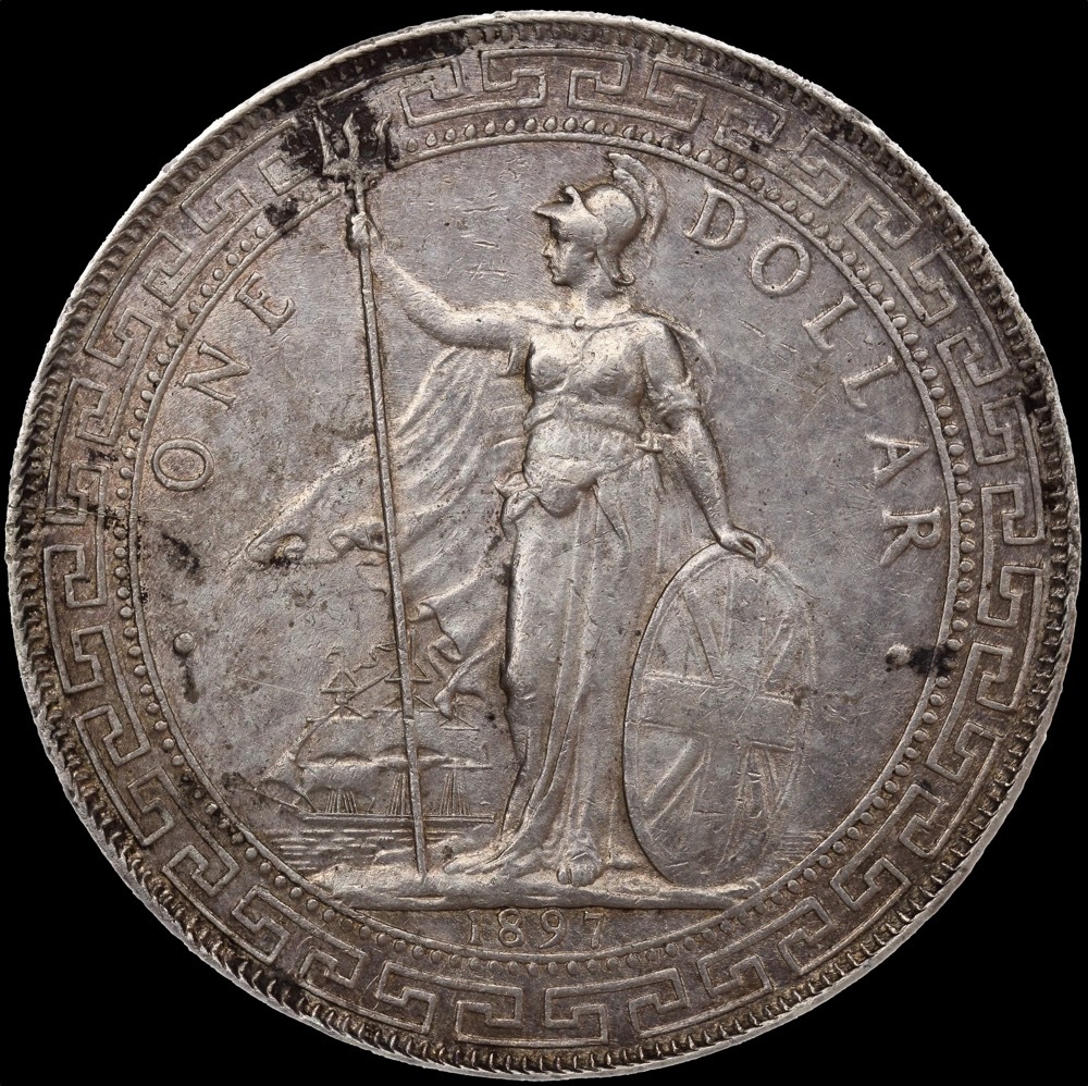 1897 Silver Trade Dollar good VF product image