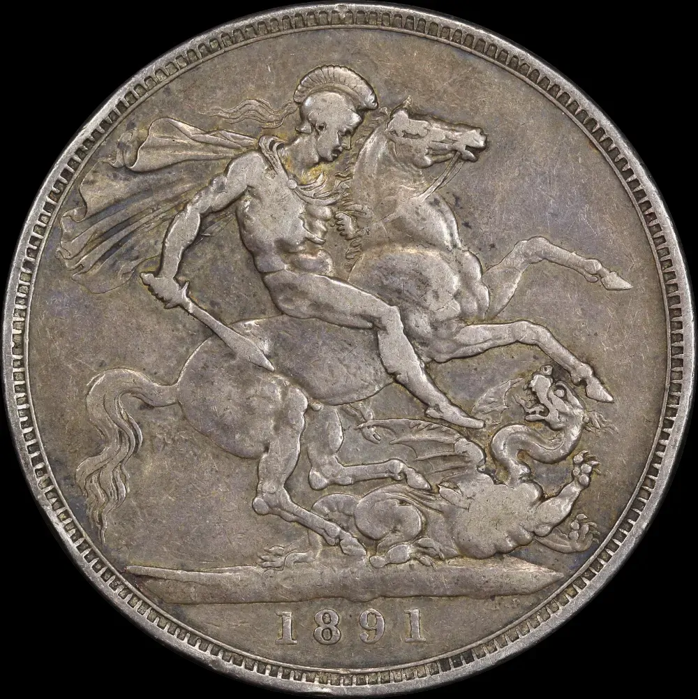 1891 Silver Crown Victoria S#3921 about VF product image
