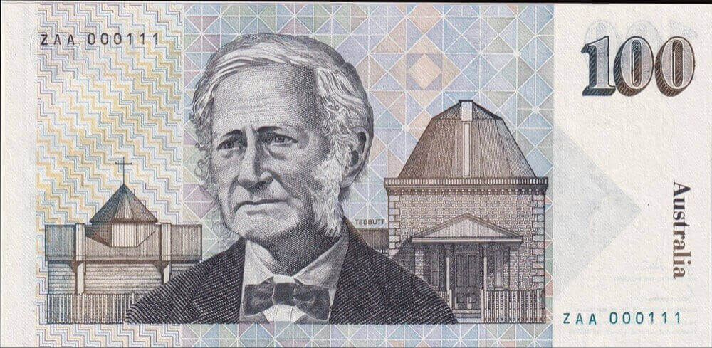 1984 $100 Note ZAA 1st Prefix Johnston/Stone R608F Uncirculated product image