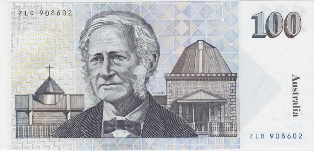 1992 $100 Note ZLD Last Prefix Fraser/Cole R613L Uncirculated product image