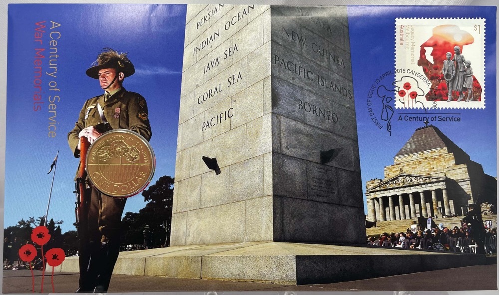 2018 1 Dollar PNC Anzac War Memorial product image