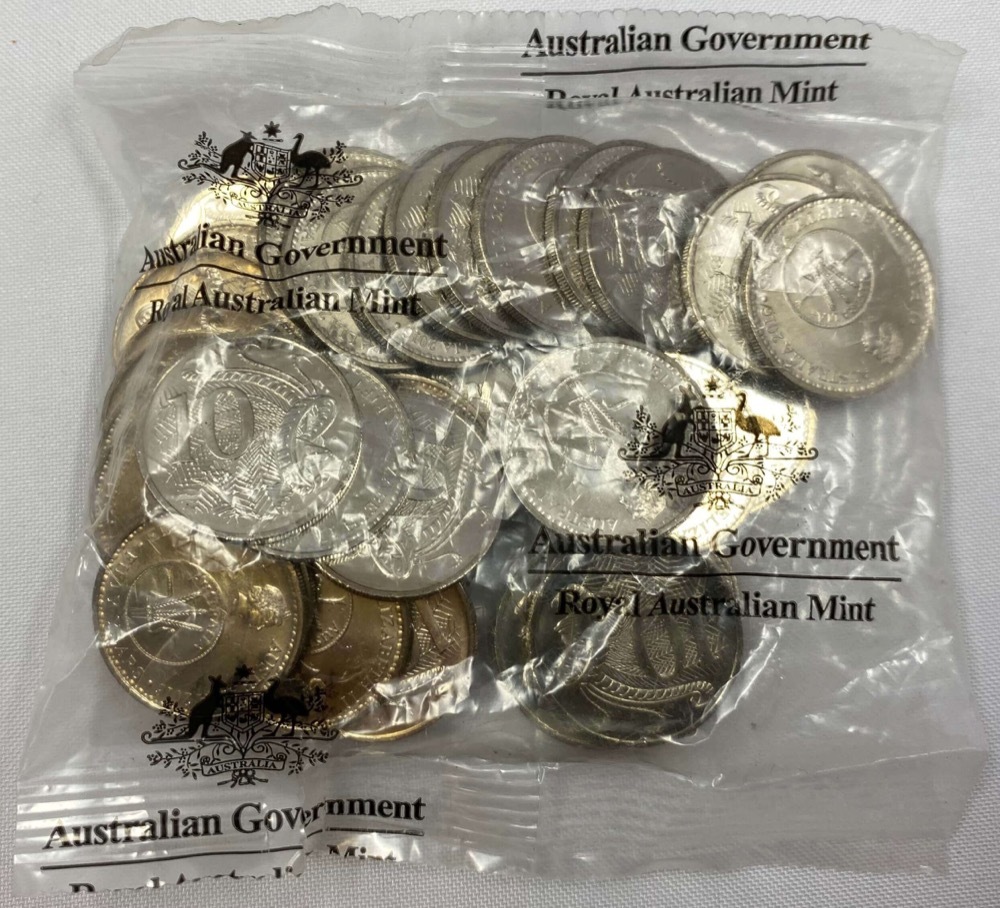 2016 10c Mint Bag of 40 Coins Uncirculated Changeover product image