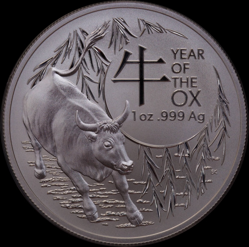 2021 Silver 1oz Uncirculated Coin Lunar Ox product image