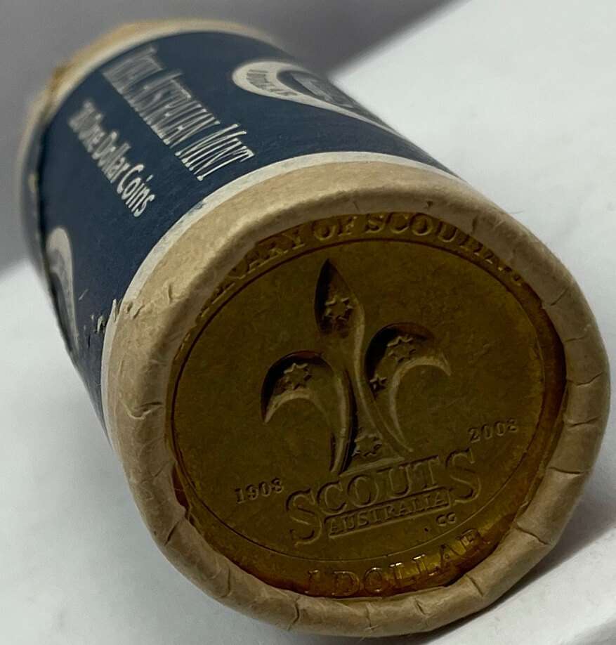 2008 One Dollar Coin Mint Roll Boy Scouts (Tails/Tails) product image
