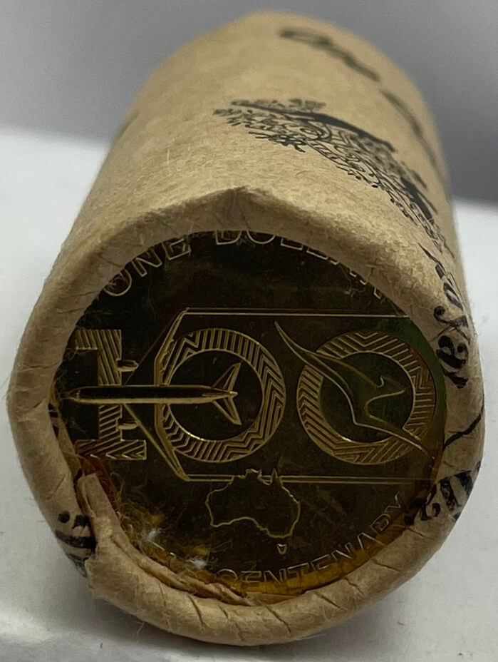 2020 1 Dollar Mint Roll Qantas Centenary (Tails/Tails) product image
