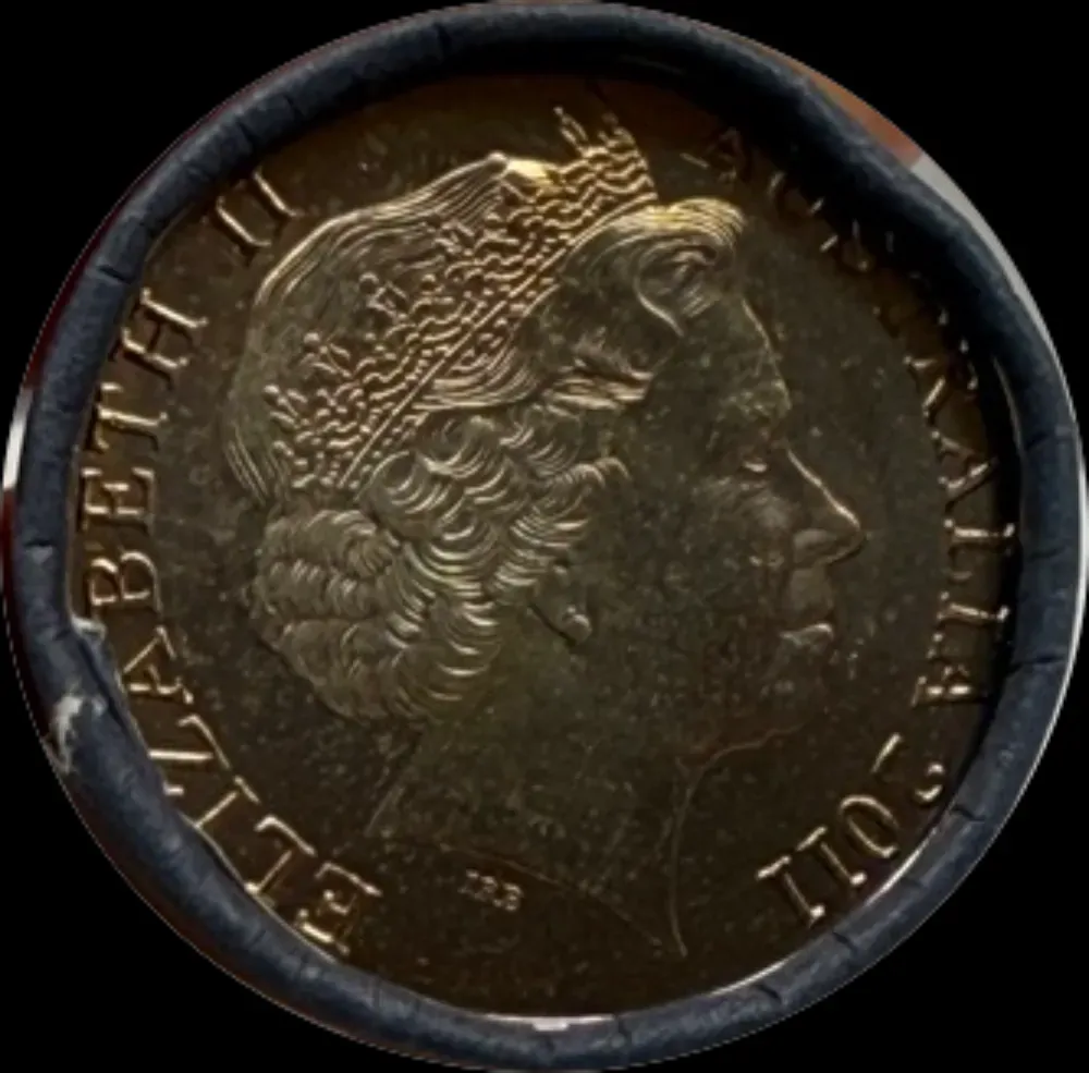 2011 Australian 20 Cent Mint Roll Will and Kate Royal Wedding (Heads/Heads) product image