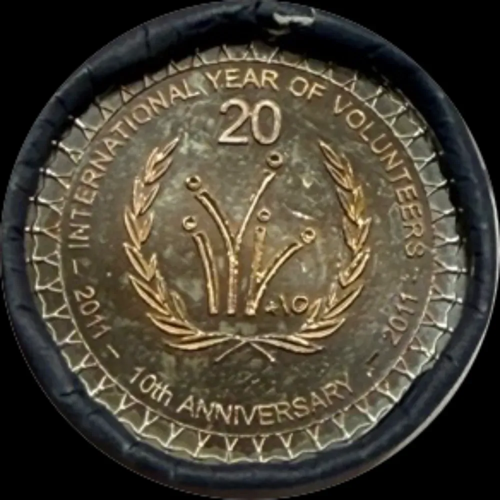 2011 Australian 20 Cent Mint Roll International Year of Volunteers product image