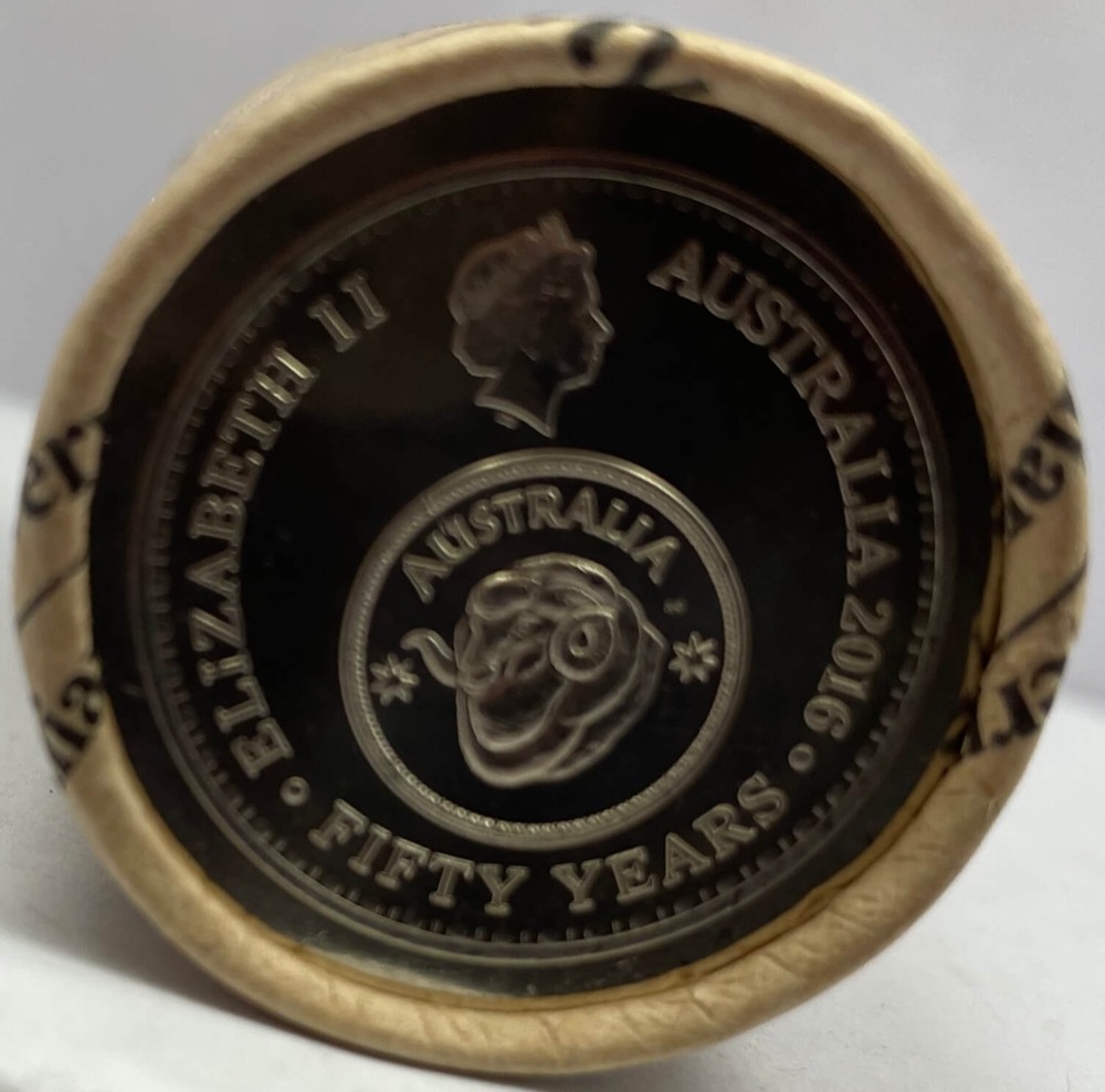 2016 50 Cent Mint Roll Decimal Changeover product image