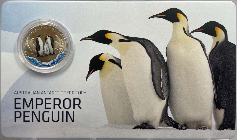 2023 Coloured 50 Cent Uncirculated Coin - Emperor Penguin product image