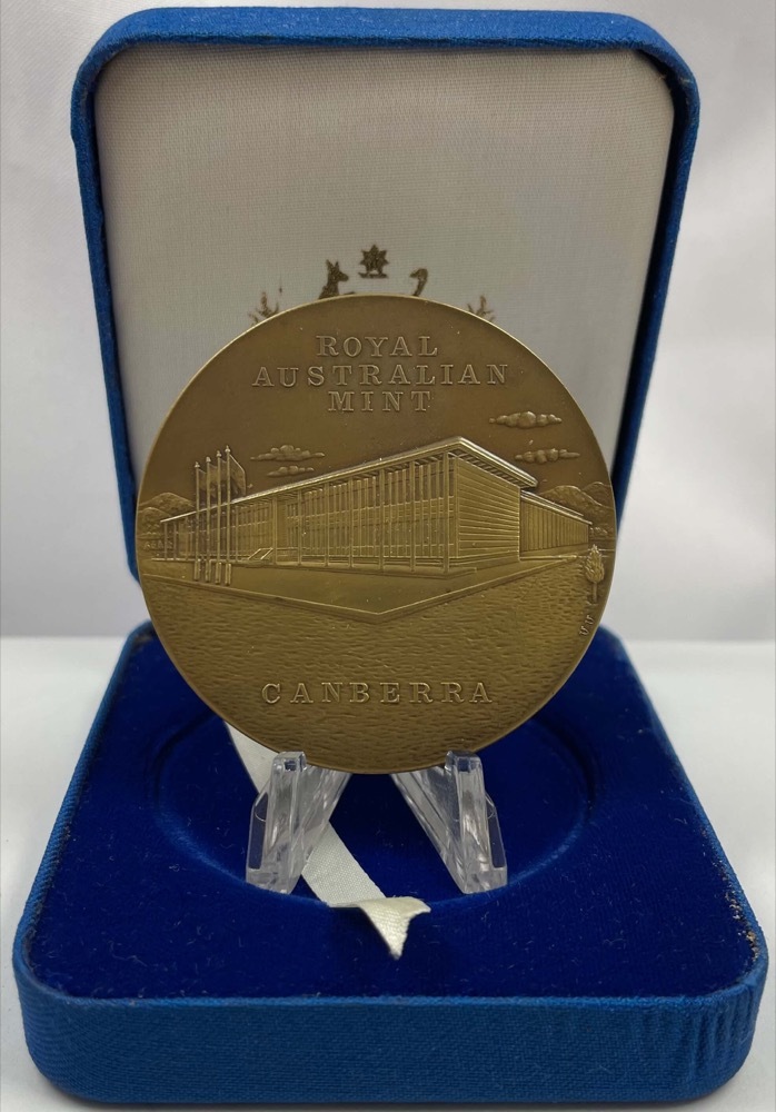 Royal Australian Mint Canberra Bronze Medallion In Presentation Case product image