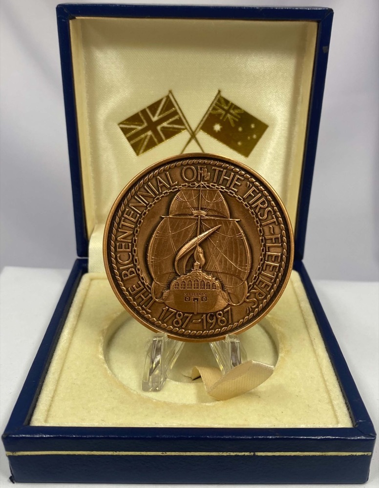 1987 Bronze Medal Bicentennial of 1st Fleet Departure product image