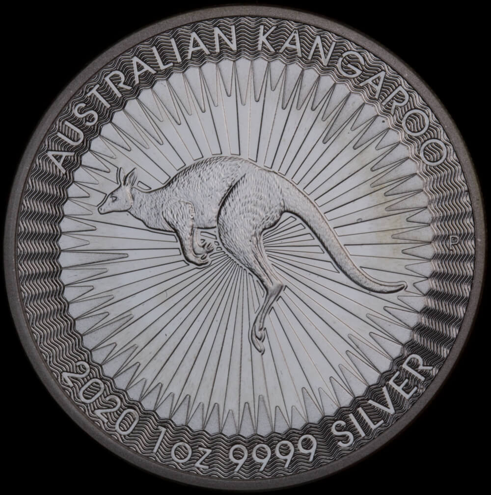 2020 Silver 1 Dollar Coin Red Kangaroo product image