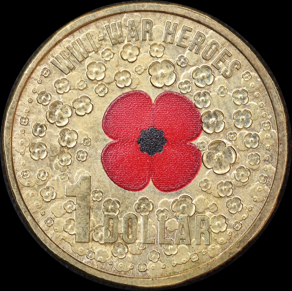 2015 One Dollar WWI War Heroes - Red Poppy product image