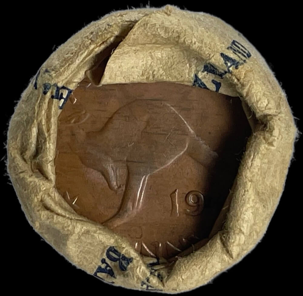 1964-Y Penny Original Bank Roll Of 60 Coins product image