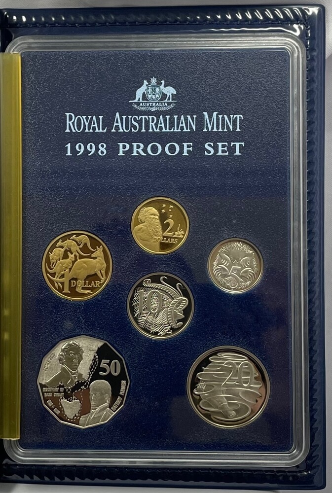 Australia 1998 Proof Coin Set Bass and Flinders - Damaged Packaging product image