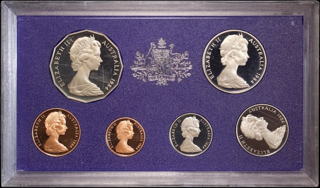 Australia 1983 Proof Coin Set - No Original Foams and Certificate product image