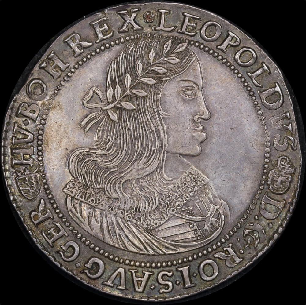 Austria (Kremnitz) 1660 Silver Thaler Leopold I Dav#3254 Extremely Fine product image