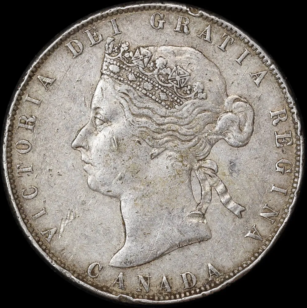 Canada 1881 Silver 50 Cents KM#6 about VF product image