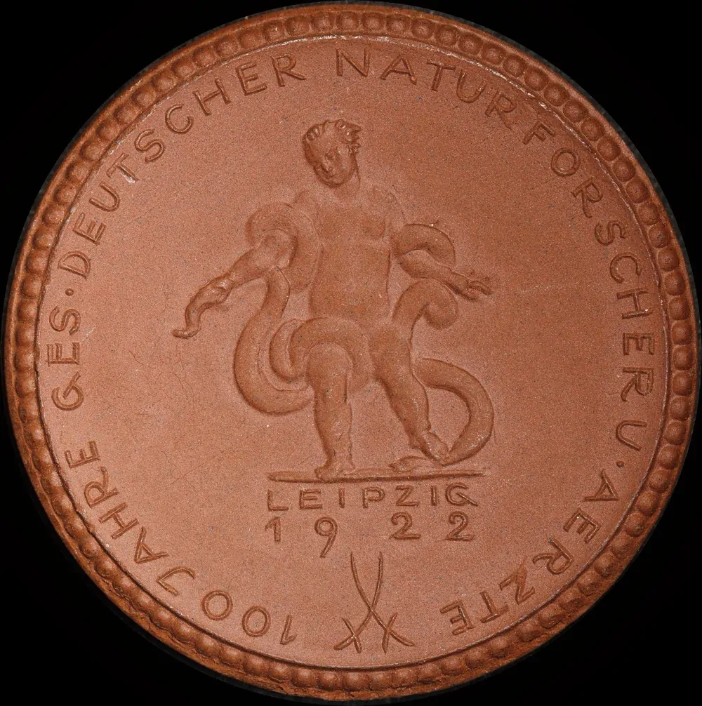 Germany (Leipzig) 1922 Porcelain Medallion Fritz Kohl Uncirculated product image