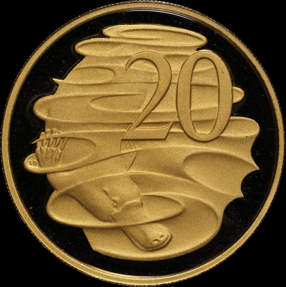 2006 Canberra Gold Proof Twenty Cents ex RAM Master Collection product image
