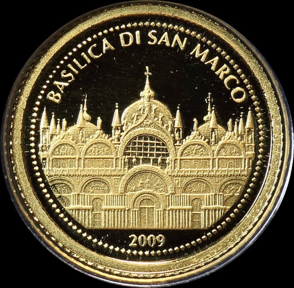 Samoa 2009 Gold Half Gram Coin St Mark's Basilica product image