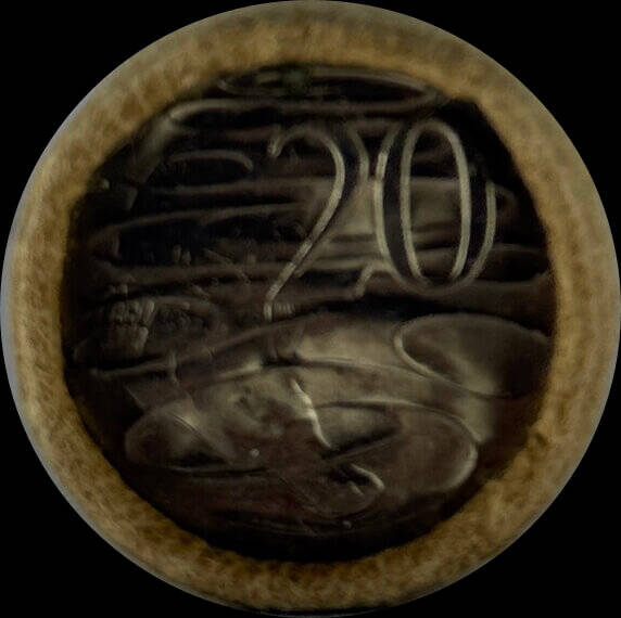 1977 20 Cent Coin Mint Roll Heads/Tails product image