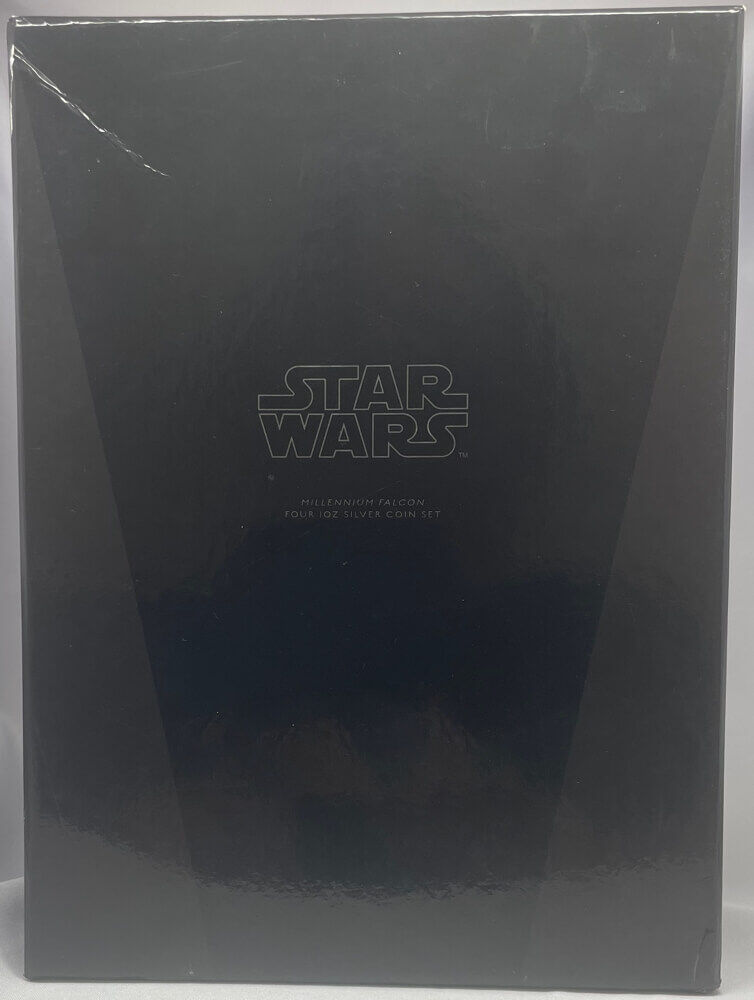 Niue 2011 Silver Proof 1oz Four Coin Set Star Wars Millennium Falcon product image