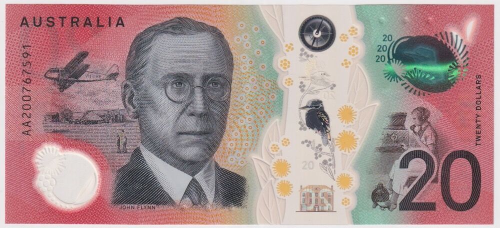 2020 $20 Note AA20 First Prefix Lowe / Kennedy R428F Uncirculated product image