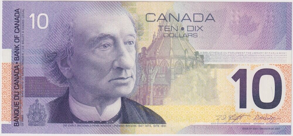 Canada 2001 10 Dollars P#102 Uncirculated product image