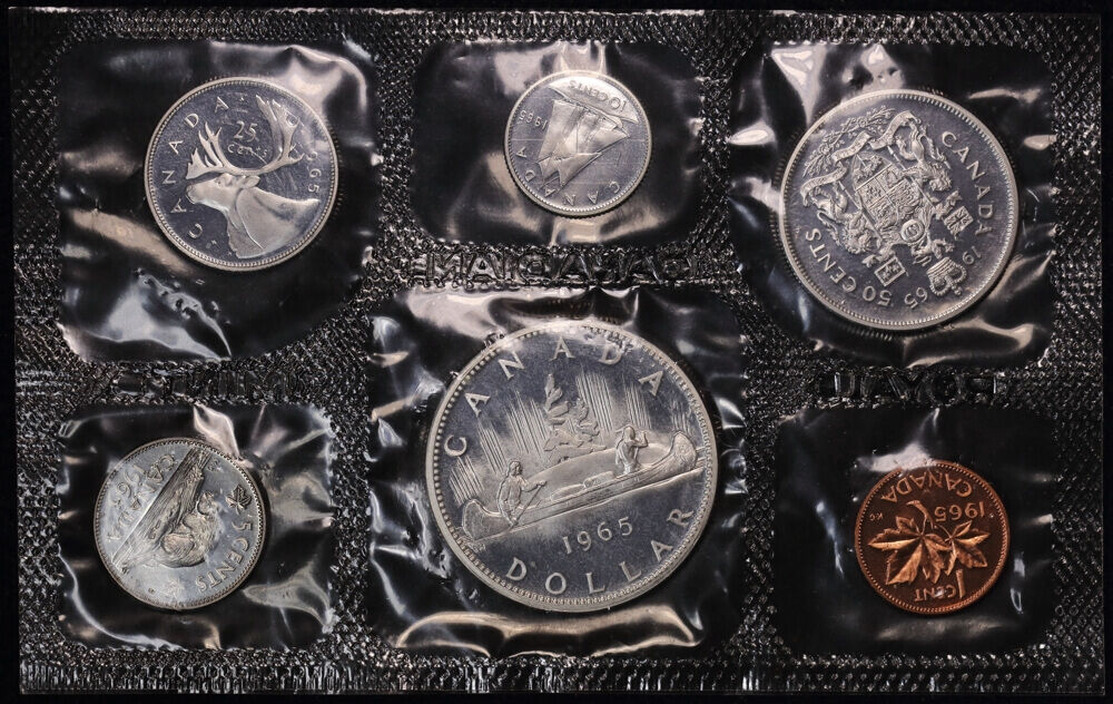 Canada 1965 Silver Uncirculated Coin Set  UNC product image