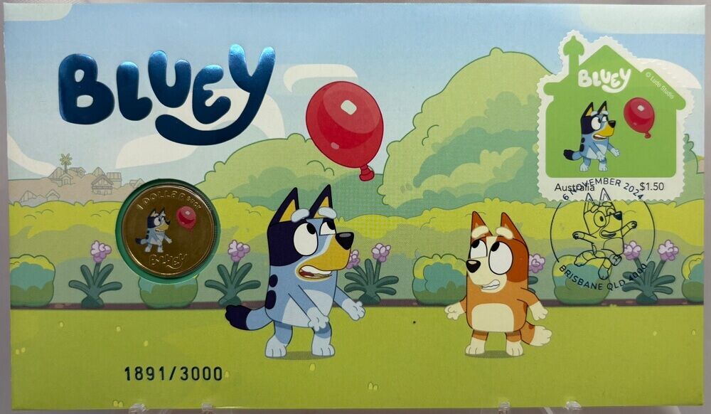 2024 Coloured 1 Dollar PNC - Bluey product image