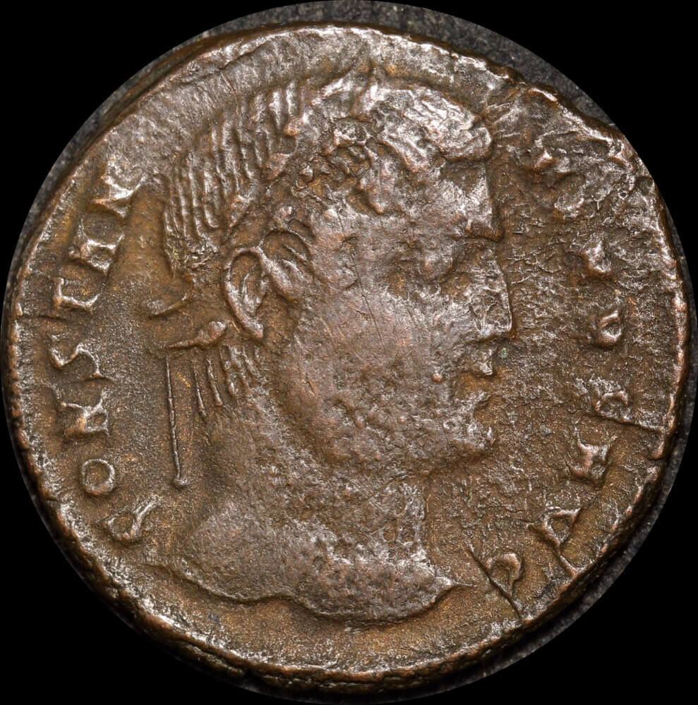 Ancient Rome (Imperial) 328-329CE Constantine I AE2 RIC VII 56 about VF product image