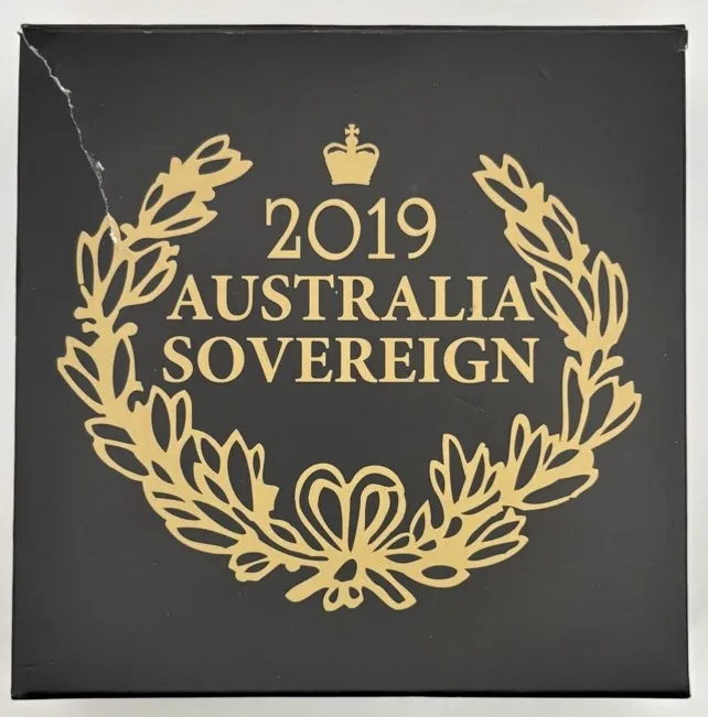 2019 Perth Mint Proof Gold Sovereign - Damaged Packaging product image