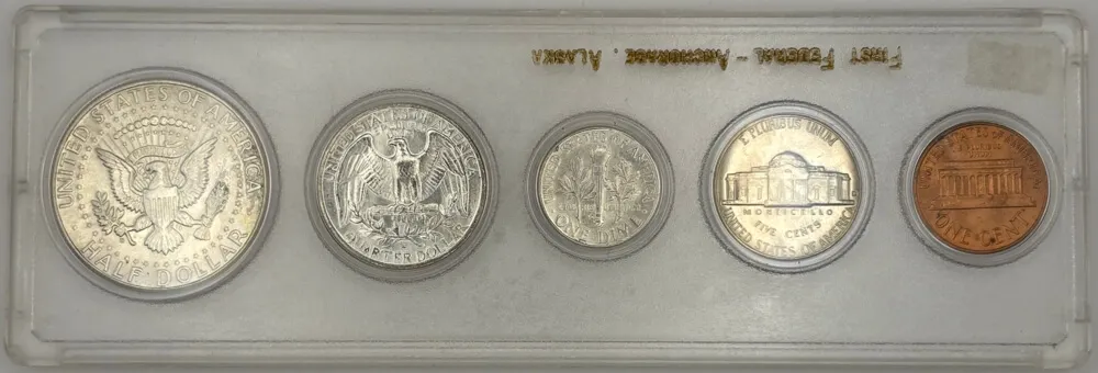 United States 1964 Uncirculated 5-Coin Set product image