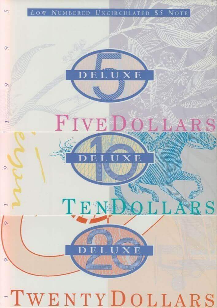 1995 Deluxe Annually Dated NPA Note Set In Folders product image