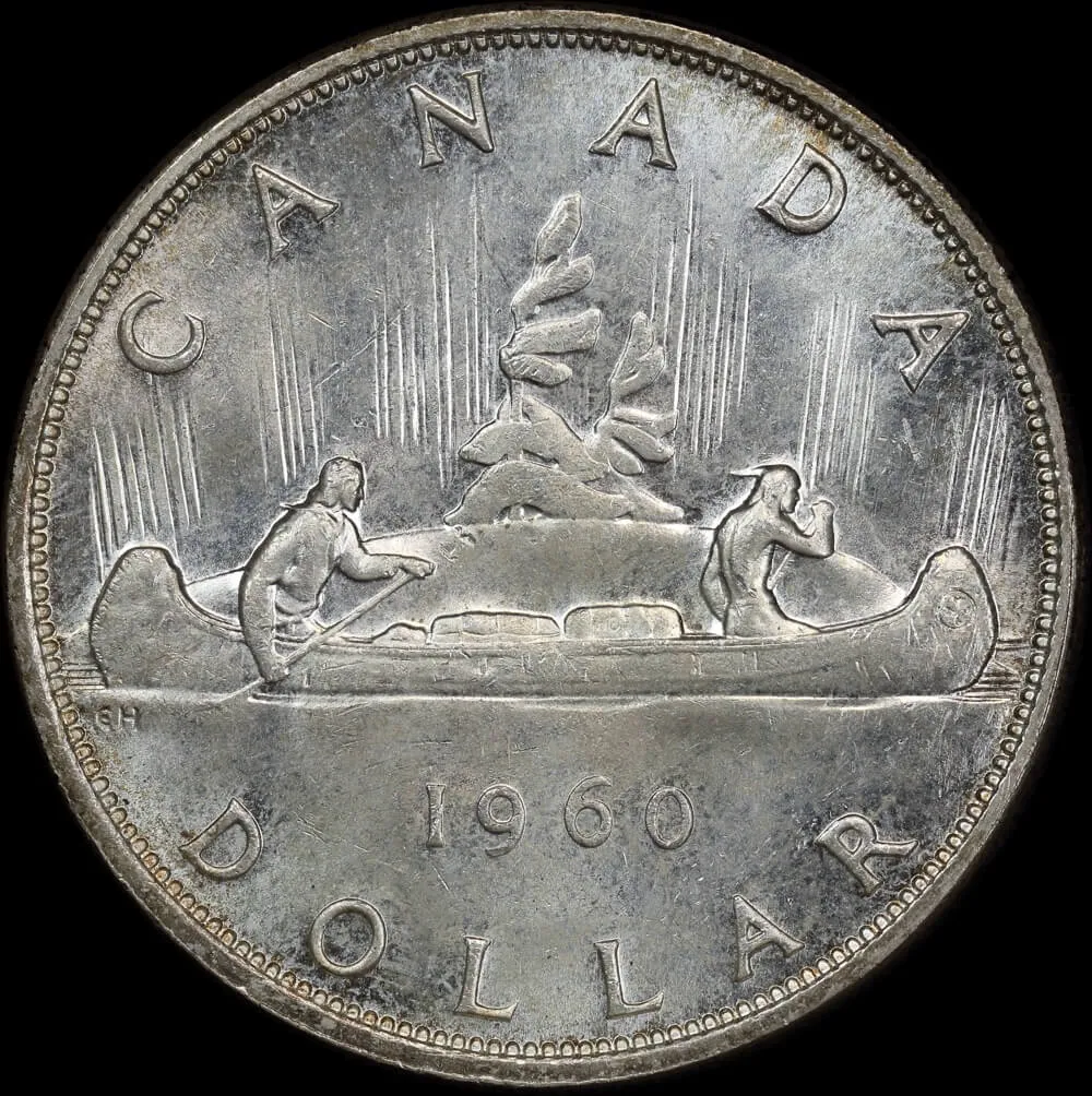 Canada 1960 Silver Dollar KM#54 Uncirculated product image